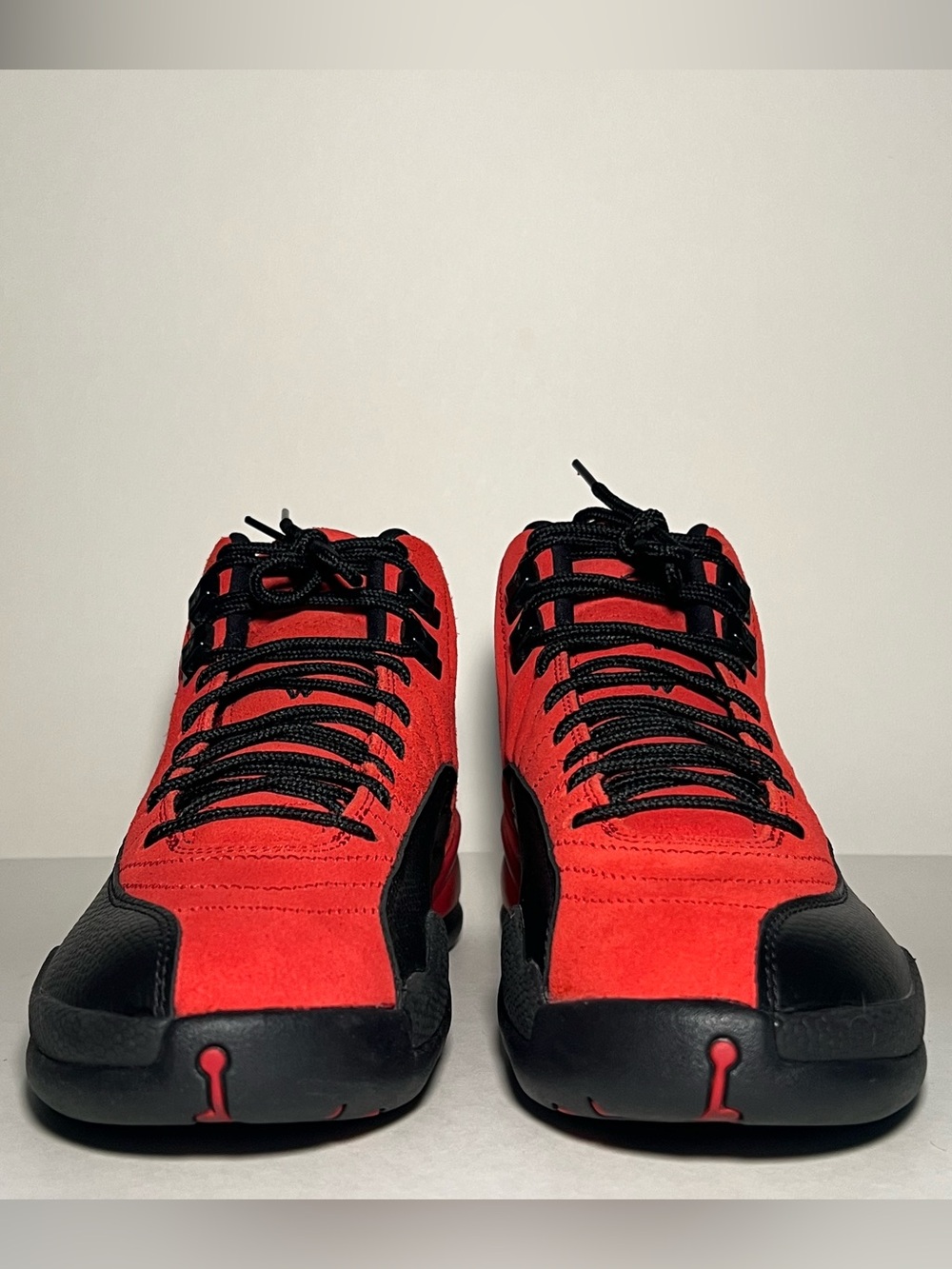Air Jordan 12 Retro “Reverse Flu Game” Red and Black Men's Sneakers